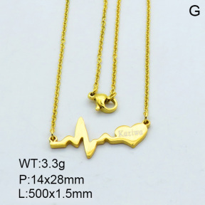 SS Gold-Plated Necklaces 3N2002013aakl-698