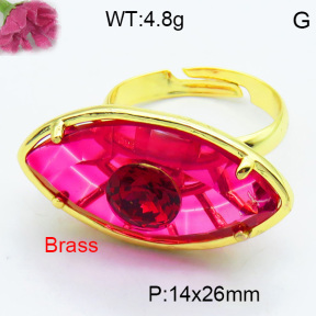 Fashion Brass Ring F3R400613vbmb-G030