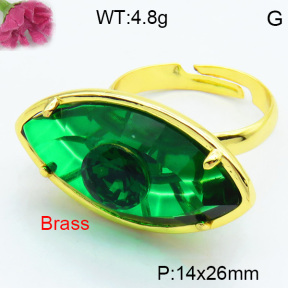 Fashion Brass Ring F3R400614vbmb-G030