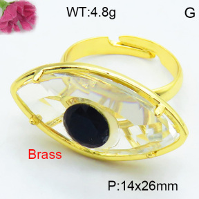 Fashion Brass Ring F3R400617vbmb-G030