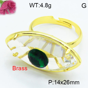 Fashion Brass Ring F3R400619vbmb-G030