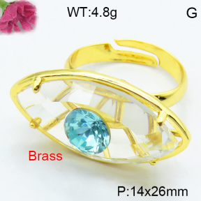 Fashion Brass Ring F3R400624vbmb-G030