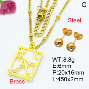 Fashion Brass Set F3S007703ablb-L024