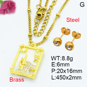 Fashion Brass Set F3S007706ablb-L024