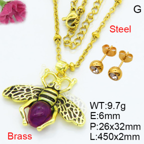 Fashion Brass Set F3S007715vbmb-G030