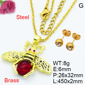 Fashion Brass Set F3S007726vbmb-G030