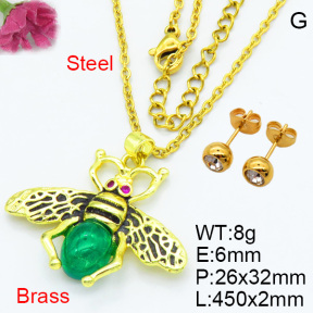 Fashion Brass Set F3S007729vbmb-G030