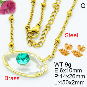 Fashion Brass Set F3S007741ablb-G030