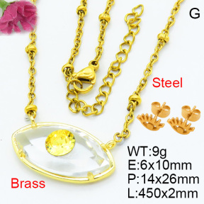 Fashion Brass Set F3S007742ablb-G030