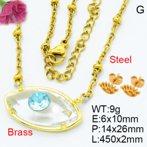 Fashion Brass Set F3S007743ablb-G030