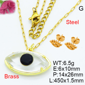 Fashion Brass Set F3S007751ablb-G030