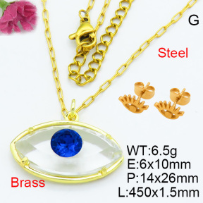 Fashion Brass Set F3S007752ablb-G030