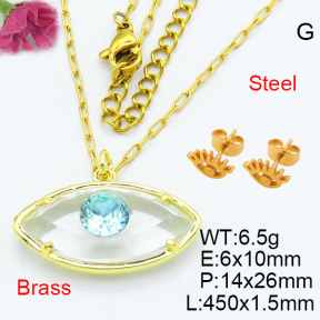 Fashion Brass Set F3S007758ablb-G030