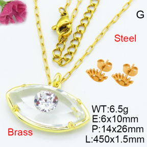 Fashion Brass Set F3S007760ablb-G030