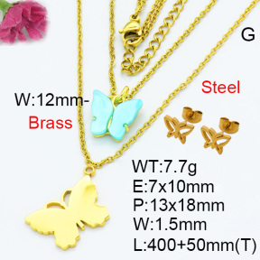 Fashion Brass Set F3S007764aahl-G030