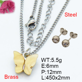 Fashion Brass Set F3S007782aahl-G030