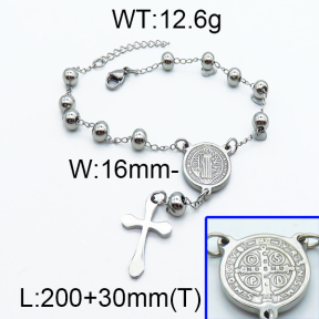 SS Beads Bracelets 5B2000161vbnl-642