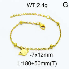 SS Gold-Plated Bracelets 5B2000197baka-368