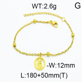 SS Gold-Plated Bracelets 5B2000211baka-368
