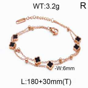 SS Rose Gold-plated Bracelets 5B4000090bhva-362