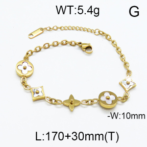 SS Gold-Plated Bracelets 5B4000094bhva-362