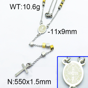 SS Rosary Necklaces 5N2000135bhva-642