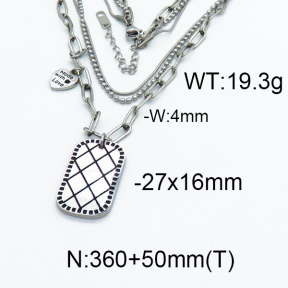 SS Steel Necklaces 5N2000138bhva-669