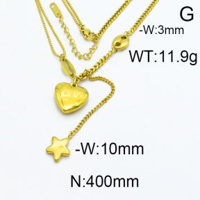 SS Gold-Plated Necklaces 5N2000139vhha-669