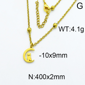 SS Gold-Plated Necklaces 5N2000147ablb-368