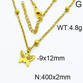 SS Gold-Plated Necklaces 5N2000151ablb-368