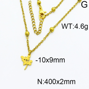 SS Gold-Plated Necklaces 5N2000153ablb-368
