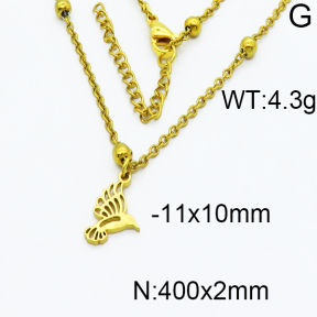 SS Gold-Plated Necklaces 5N2000155ablb-368