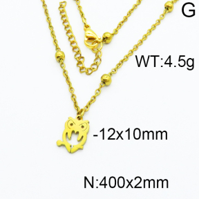 SS Gold-Plated Necklaces 5N2000156ablb-368