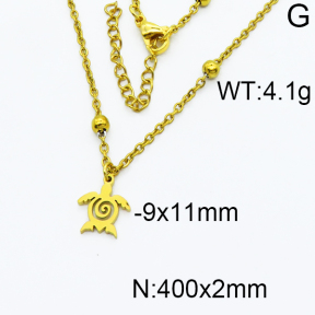 SS Gold-Plated Necklaces 5N2000160ablb-368