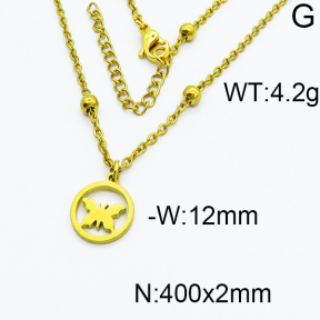 SS Gold-Plated Necklaces 5N2000162ablb-368