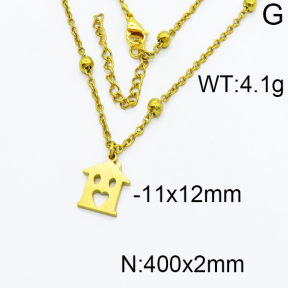 SS Gold-Plated Necklaces 5N2000165ablb-368