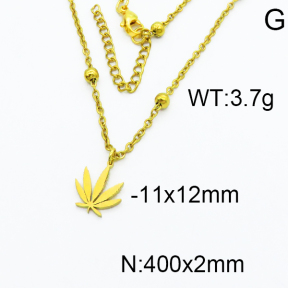SS Gold-Plated Necklaces 5N2000170ablb-368