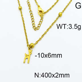 SS Gold-Plated Necklaces 5N2000171ablb-368