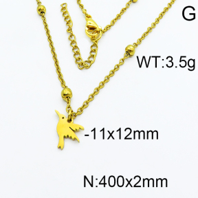 SS Gold-Plated Necklaces 5N2000172ablb-368
