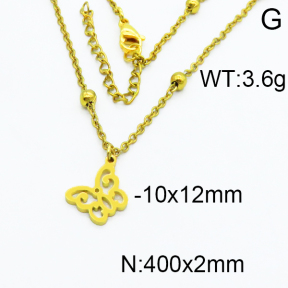 SS Gold-Plated Necklaces 5N2000176ablb-368