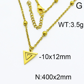 SS Gold-Plated Necklaces 5N2000177ablb-368