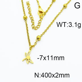 SS Gold-Plated Necklaces 5N2000181ablb-368