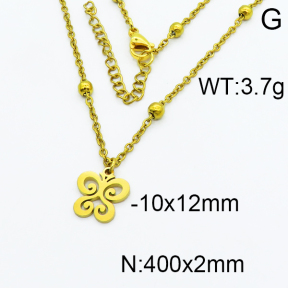 SS Gold-Plated Necklaces 5N2000182ablb-368