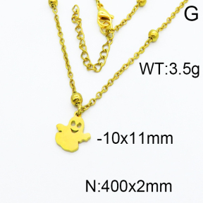 SS Gold-Plated Necklaces 5N2000184ablb-368