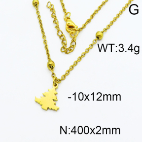 SS Gold-Plated Necklaces 5N2000185ablb-368