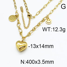 SS Gold-Plated Necklaces 5N2000190vbpb-362