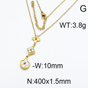 SS Gold-Plated Necklaces 5N4000057bvpl-362