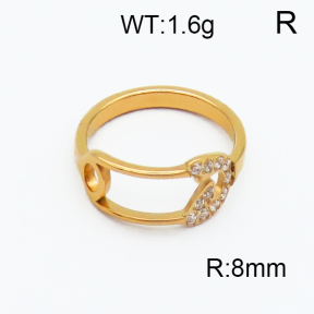 SS Crystal Stone Rings 6#--9# 5R4000077bhva-328