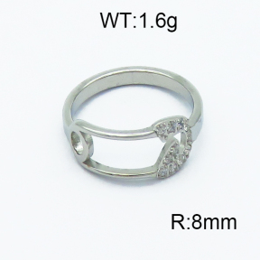 SS Crystal Stone Rings 6#--9# 5R4000078vbpb-328