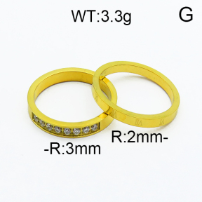 SS Crystal Stone Rings 6#--9# 5R4000079vbpb-328